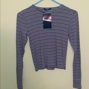 Brandy Melville striped long sleeve shirt